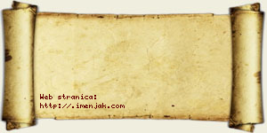 Jovana Vujasinović vizit kartica